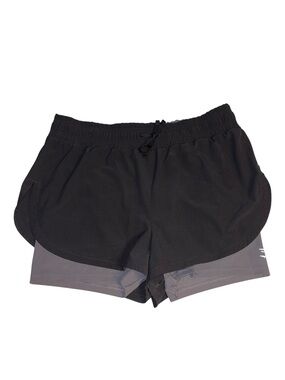 Women’s Black Layered Gymshark shorts GUC